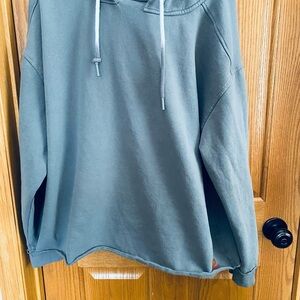 Peace Love World Gray Hoodie